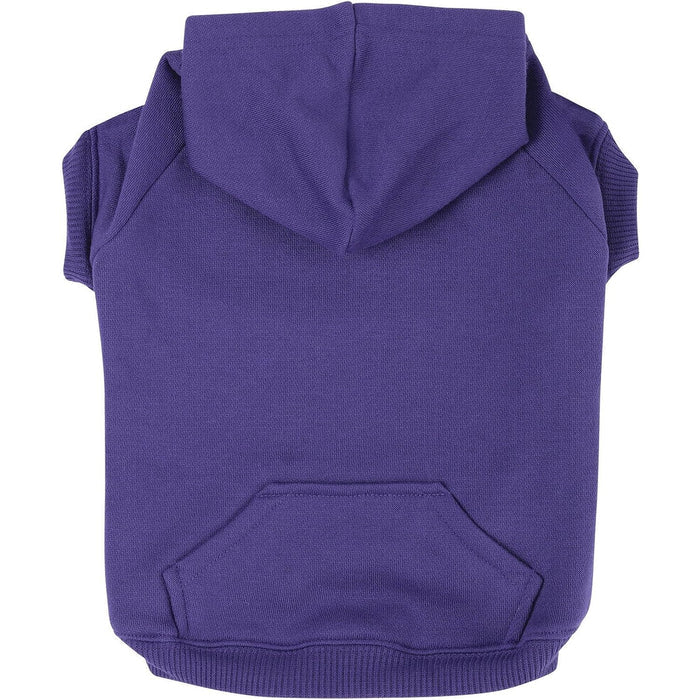 Zack & Zoey Basic Hoodie for Dogs Ultra Violet Cotton Blend Large 20"