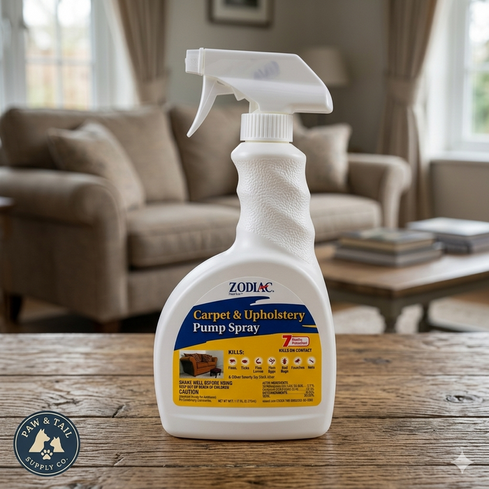 Zodiac Carpet & Upholstery Flea & Tick Spray Home Pest Control 24 oz.