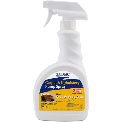 Zodiac Carpet & Upholstery Flea & Tick Spray Home Pest Control 24 oz.