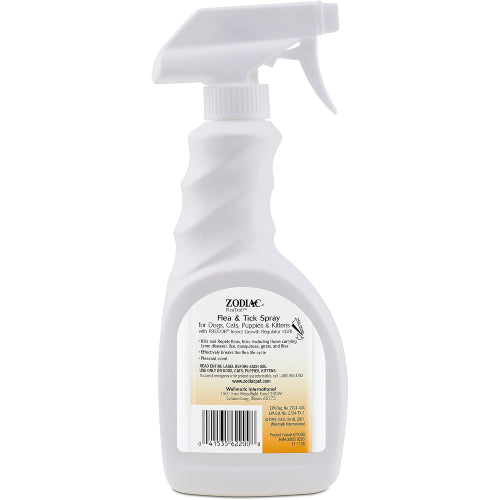 Zodiac Flea & Tick Spray for Dogs, Cats & Puppies, 16 oz