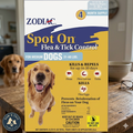Zodiac Spot On Flea & Tick Control for Dogs 31-60 lbs 4 Month Supply