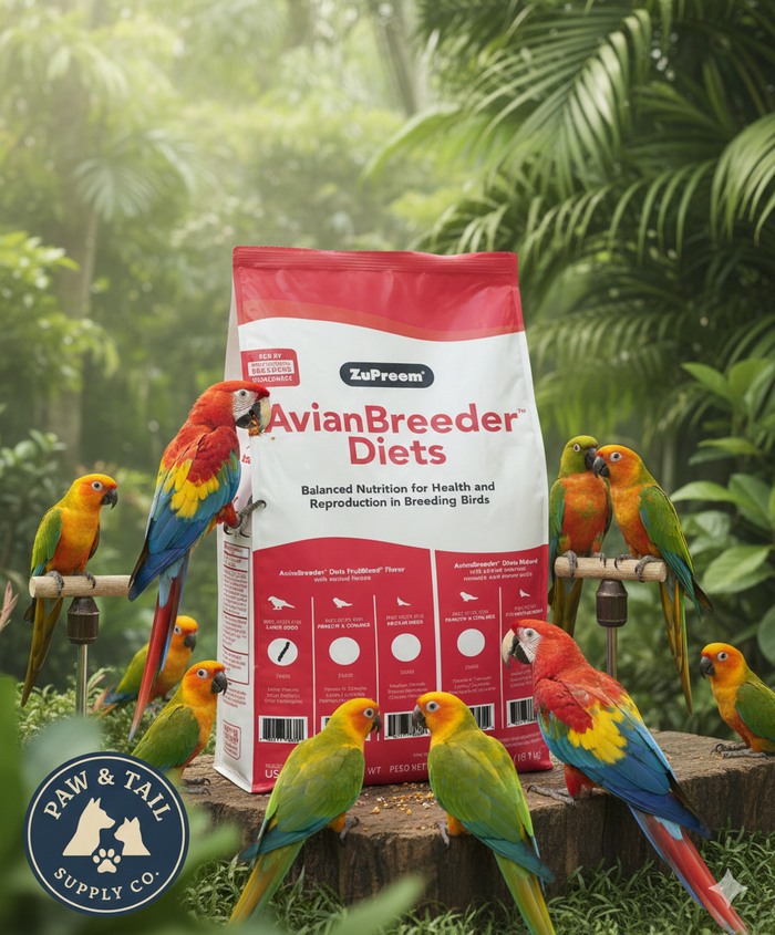 ZuPreem AvianBreeder Diet Parrots & Conures 40lbs Breeding Bird Nutrition