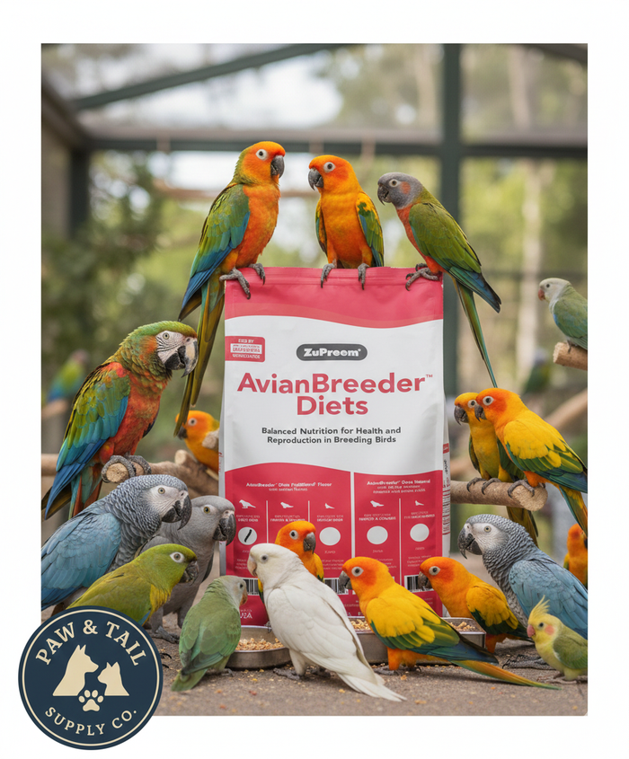 ZuPreem FruitBlend Breeder Medium & Large Birds 40 lbs Breeding Bird Food