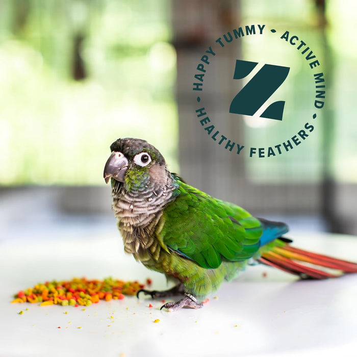 ZuPreem FruitBlend Small Bird Food 2lb Complete Nutrition Natural Flavors USA