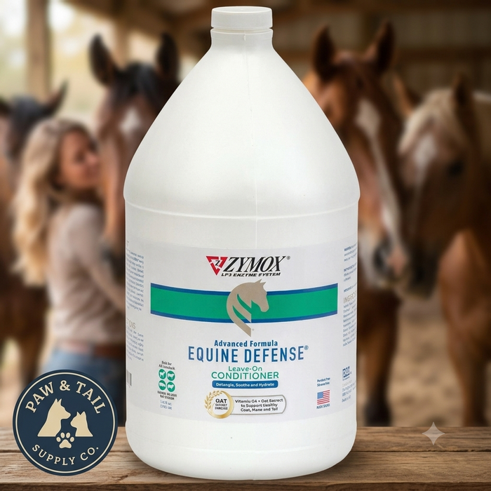 ZYMOX Equine Defense Leave-On Conditioner Gallon Horse Skin & Coat Care